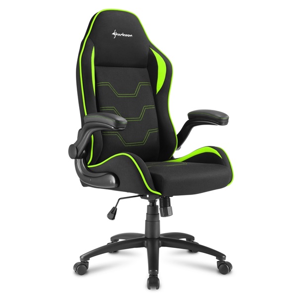 Sharkoon Gamer szék - Elbrus 1 Black/Green - Image 3
