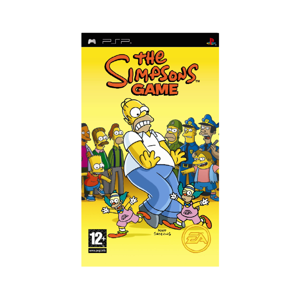 simpsons the game psp full iso